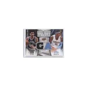   Dual #DGGA   Carmelo Anthony/George Gervin Sports Collectibles