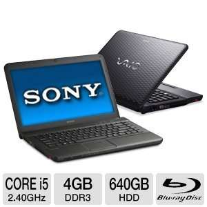  Sony VAIO VPCEG26FX/B 14 Black Laptop Bundle