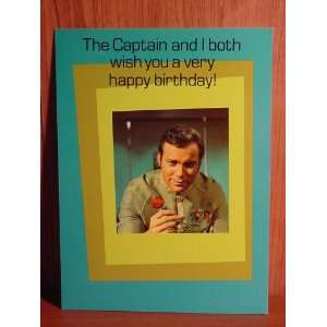 Star Trek Classic Captain Kirk Birthday Card Everything 