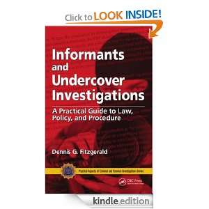 Informants and Undercover Investigations A Practical Guide to Law 