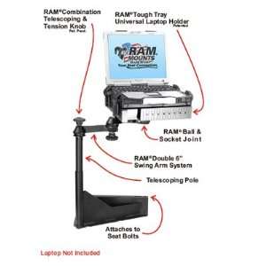  RAM Mounts RAM VB 140 SW1 RAM No Drill Truck Laptop Mount 