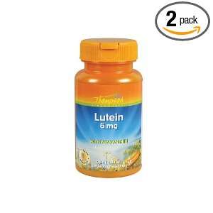 Thompson Lutein Veg Capsules, 6 Mg, 30 Count (Pack of 2 
