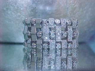 3,286 SHOPNBC DESIGNER SOHO BOUTIQUE DIAMOND ETERNITY FLEX RING 14K 