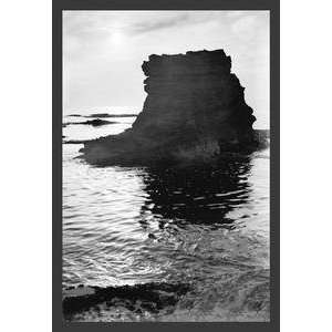   Black poster printed on 20 x 30 stock. Rock of Andromeda Home