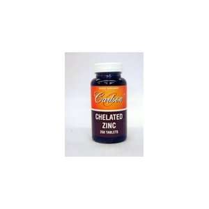  Carlson Labs Chelated Zinc   100 Tablets Health 