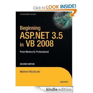 Beginning ASP.NET 3.5 in VB 2008 From Novice to Professional, Second 