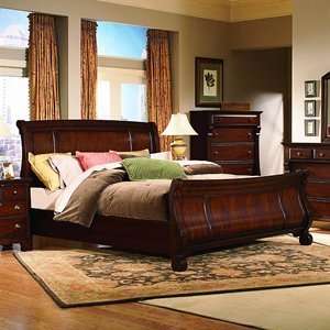 Vaughan Furniture 625 KB Georgetown Complete Sleigh Bed, Cherry