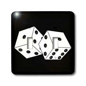  Janna Salak Designs Bunco   Black and White Die   Dice 