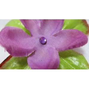  NEW Small Purple Flower Snap Clip, Limited. Beauty