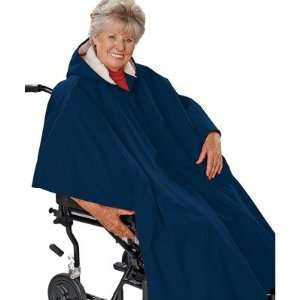   0270000 Unisex Wheelchair / Poncho Lined Cape Color Navy Baby