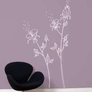  Mur Mur White Pollen XXL Wall Sticker White