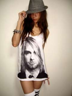 Kurt Cobain Nirvana Grunge Rock Alternative T Shirt Tank Top M  