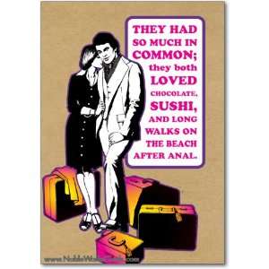  Funny Valentines Day Card Walk On Beach Humor Greeting 