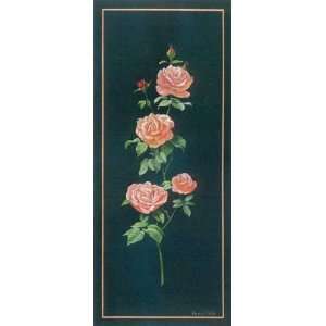   Poster Print   Rose   Artist Karin Valk   Poster Size 12 X 28 inches