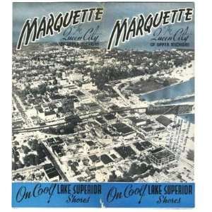  Marquette Michigan Brochure The Queen City Upper Michigan 