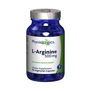  Physiologics L Arginine 500mg 90 Capsules Health 