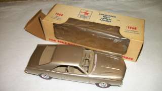 Vintage 1968 AMC Javelin Promo Dealer Model Car   w/original box 