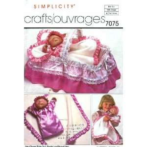  Simplicity 7075 Vintage Sewing Pattern Hand Puppet Baby 