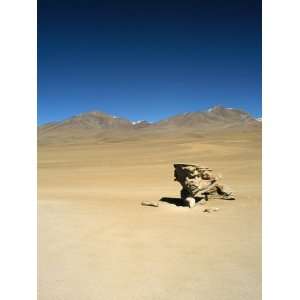  Wind Eroded Rock, Salar De Uyuni, Uyuni, Bolivia, South 