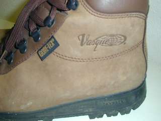 Vasque GoreTex Vintage Skywalk Hiking Trail Boots Brown Leather Womens 