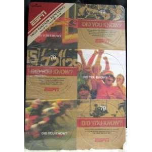  Hallmark ESPN ESP7604 Set of 12 ESPN Sports Coasters 