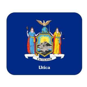  US State Flag   Utica, New York (NY) Mouse Pad Everything 