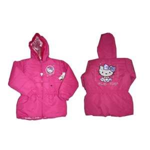  Sanrio Hello Kitty Hoodie Winter Coat Jacket Girl Size 12 
