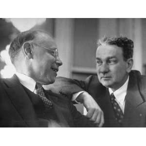  Senator Robert A. Taft and Charles L. Halleck Attending a 
