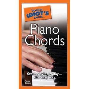   The Pocket Idiot s Guide to Piano Chords Musical Instruments