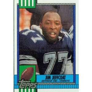  1990 Topps #491 Jim Jeffcoat   Dallas Cowboys (Football 