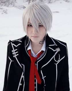 Vampire Knight Takuma Ichijo Silver White Cosplay Wig  