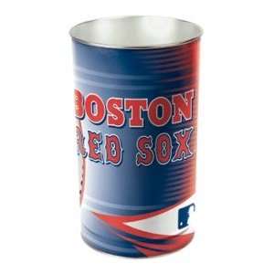  Boston Red Sox MLB 15 Inches Metal Trash Can/Waste Basket 