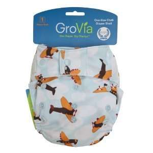  GroVia Cloth Diapers Snap Diaper Shell System Planes Baby