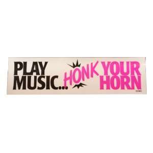   sticker featuring Play MusicHonk Your Horn Musical Instruments