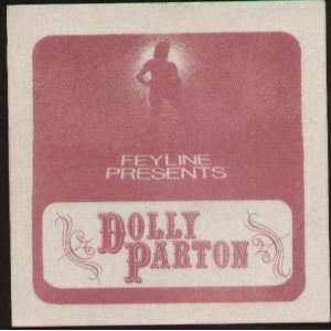  Dolly Parton Backstage Pass Denver 70s Barry Fey