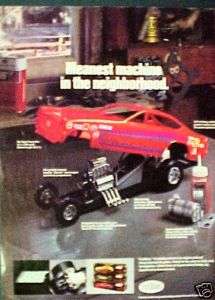 1977 Testors Vaga Funny Car Model Kit Kids Toy Promo AD  