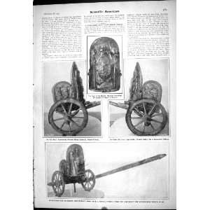  1903 Scientific American Etruscan Biga Chariot Norcia 