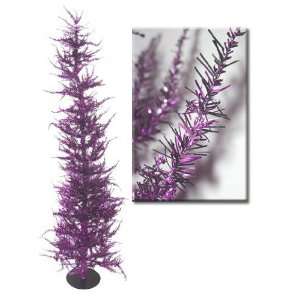   Purple Laser Tinsel Artificial Christmas Tree 6