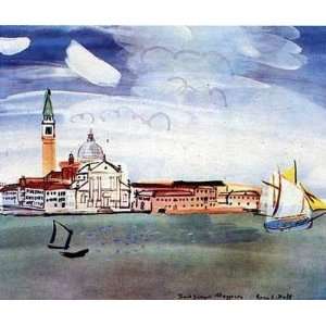   Giorgio Maggiore   Artist Raoul Dufy   Poster Size 29 X 23 inches