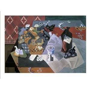  Still Life with Basket of Fruit by Gino Severini 14.25X1 