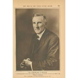  1919 Print Dr L Heisler Ball Delaware Senator Everything 