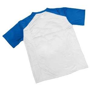    Combat Batting Practice Shirts WHITE/ROYAL A4XL