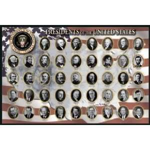 Unknown 36W by 24H  Presidents of the United States CANVAS Edge #6 