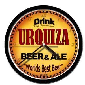  URQUIZA beer and ale cerveza wall clock 