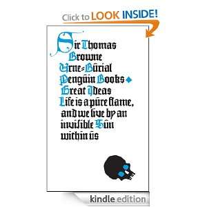 Urne Burial (Penguin Great Ideas) Thomas Browne  Kindle 