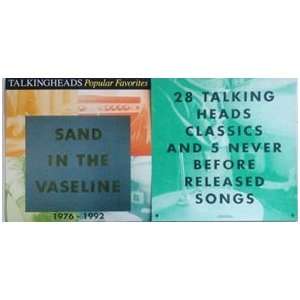  Talking Heads Sand In The Vaseline Poster Flat Everything 