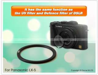 GGS Pro UV Filter Protector fr Panasonic LX5 Lens #E210  