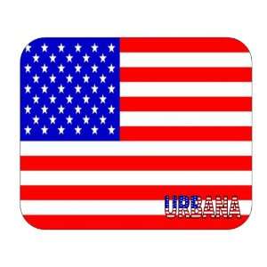  US Flag   Urbana, Illinois (IL) Mouse Pad Everything 