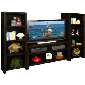  Urban Loft Entertainment Center with Bookcase Piers in 