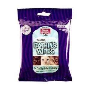   Simple Solution Cat Calming Bathing Wipes 9x9 7pk